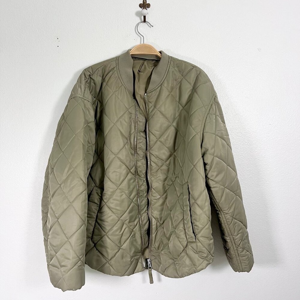 & Other Stories Oversized Quilted Jacket